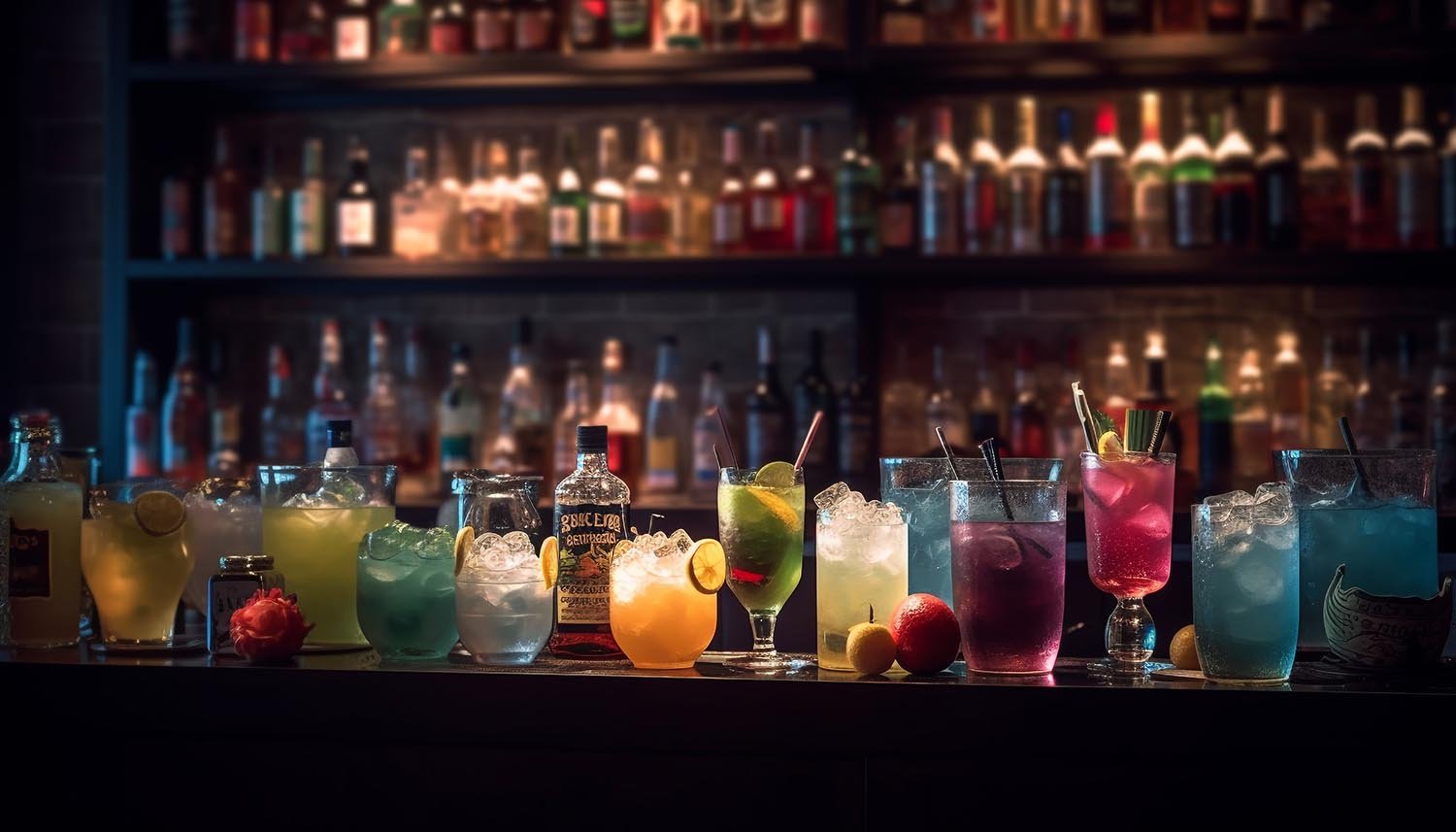 photo de cocktails pour le bar de Damero la Suite